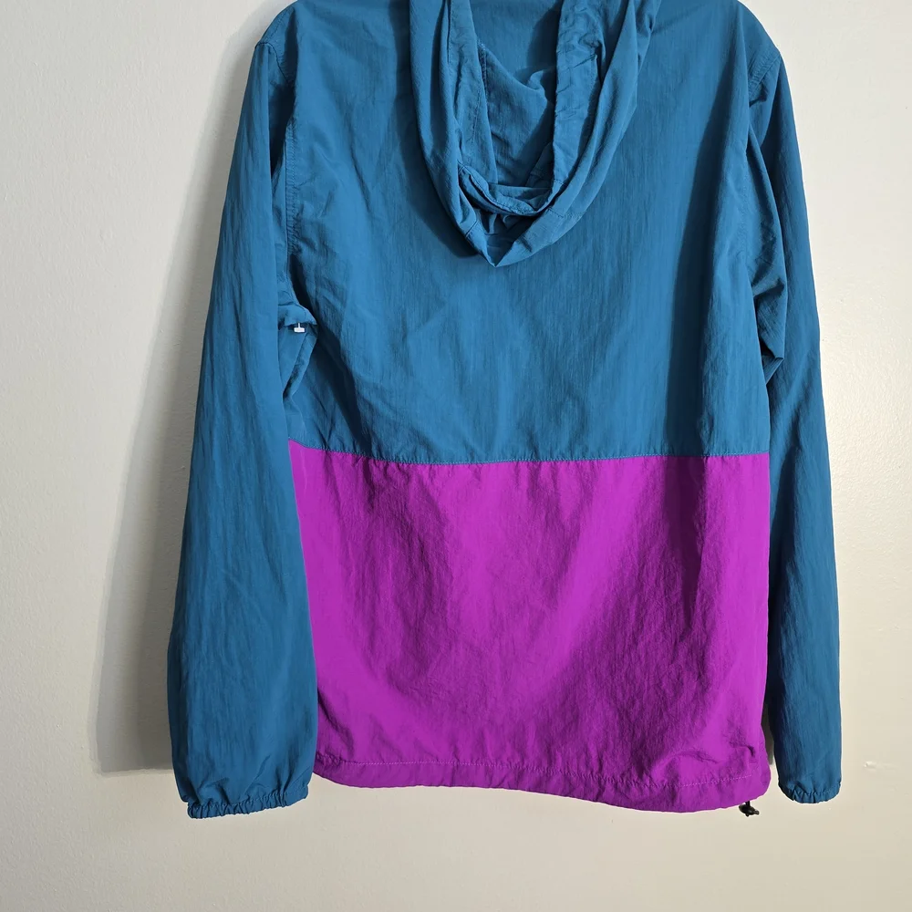No Boundaries Teal Windbreaker Jacket - Picture 2 of 3
